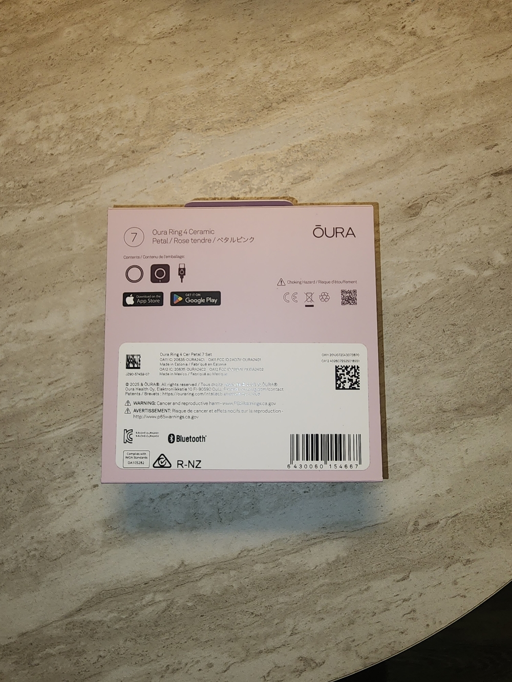 “Oura Ring 4 Size 7 Petal – Sealed, Brand New” - Picture 2 of 4
